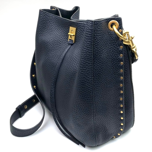 REBECCA MINKOFF Darren Leather Shoulder Bag - Picture 5 of 12